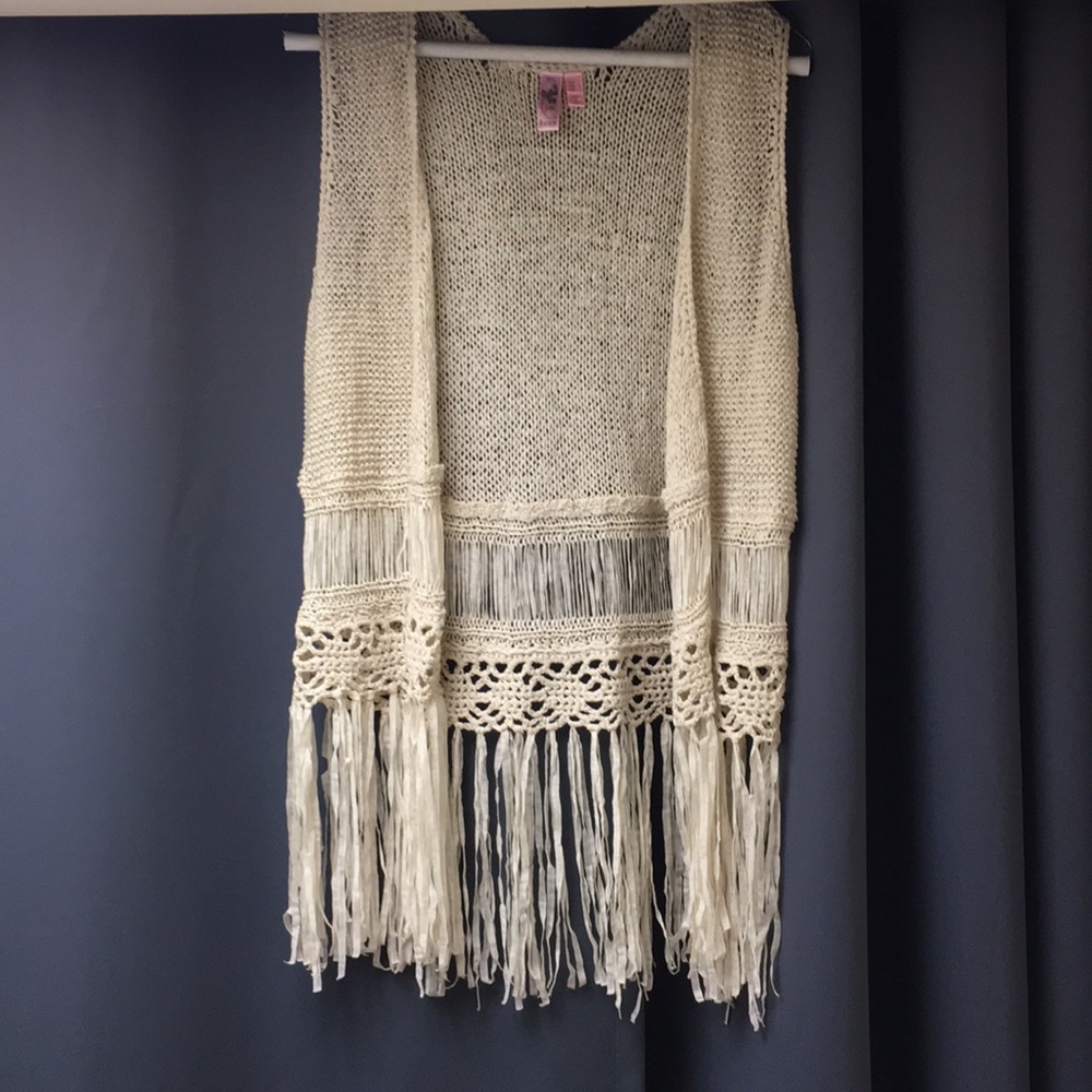 BoHo Hippie Fringe Vest
